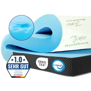 Premium Komfort Topper - Matratzen-Topper mit Gel-Memory-Schaum 80x200x7cm