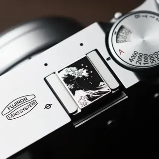 DBZZ Kamera-Blitzschuh-Abdeckung und Auslöser-Tasten, weicher Auslöseknopf, kompatibel mit Fuji XT5, XT50, XT30, XT200, XT100, XPRO2, XPRO3 (FSH-Cover)