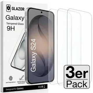3x Galaxy S24 Panzerglas Panzerfolie Schutzglas Display Glas Schutzfolie 9H