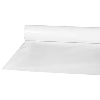 Papstar Tischdecke Folie 10589 80 x 50 cm Weiß