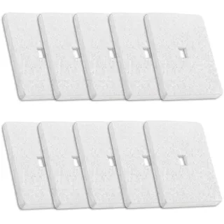 10 Stück Teichluftfilter kompatibel mit Hiblow HP-80-0110 septische Luftpumpe – Zubehör für Hiblow 80 Rebuild Kit – Luftfilter Ersatz für Hiblow HP 60 & HP 80 Filter