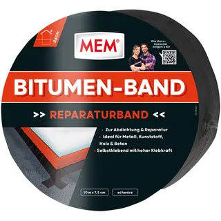 MEM BAUCHEMIE GMBH Bitumen-Band 10 m x 7,5 cm schwarz