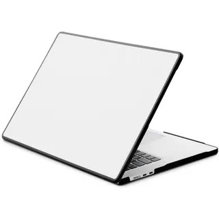 Black Rock Hama Hülle für MacBook Air M2 2022 13 Zoll (Bumper Schutzhülle, Macbook Zubehör, Schutz, Case, Cover gegen Kratzer und Schmutz, Hartschale, Komplettschutz) Transparent/Black