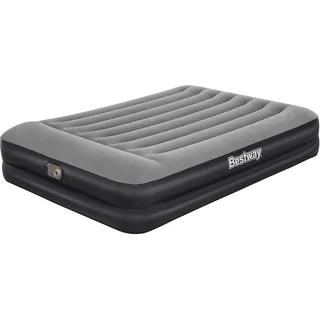 BESTWAY Tritech Queen Built-in Pump Double Air Bed Grau 203x152x46cm