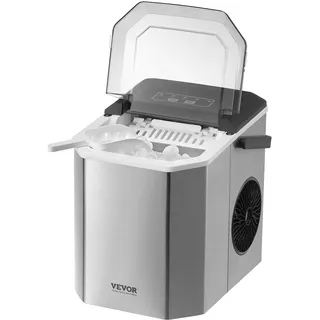 Vevor Eisbereiter Eiswürfelbereiter 11,8kg/24h Eismaschine mit Schaufelkorb