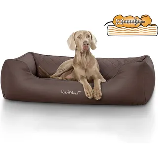 Knuffelwuff Hundebett Madison XL 105 x 75 cm schwarz