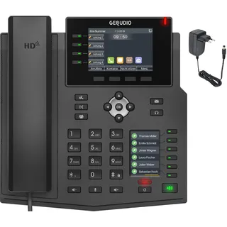 GEQUDIO GX5+ IP-Telefon Set mit Netzteil