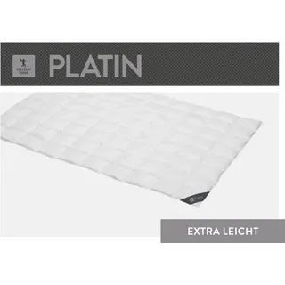SPESSARTTRAUM Daunendecke Platin Extra leicht Sommerdecke (Größe: 135x200 cm