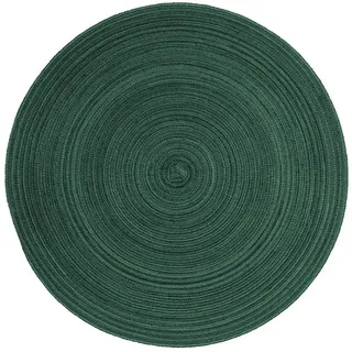 PICHLER Platzset Tischset rund 12er Set Samba Kreis 038 forest, (Spar-Set, 12-St., 12 Platzdecken), Platzset Tischset Esszimmer Küche grün