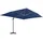 mit Aluminium-Mast 400 x 300 cm Azurblau