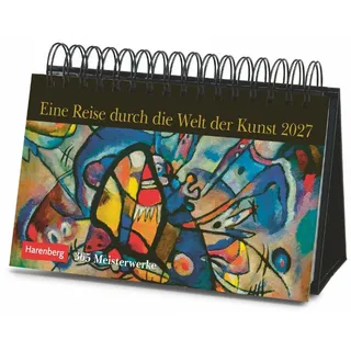 Harenberg Eine Reise durch die Welt der Kunst Premiumkalender 2027 Tischkalender