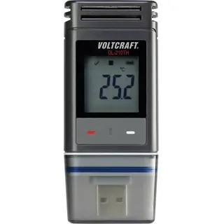 VOLTCRAFT DL-210TH Temperatur-Datenlogger, Luftfeuchte-Datenlogger Messgröße Temperatur, Luftfeuchtigkeit -30 bis +60°C 0 bis