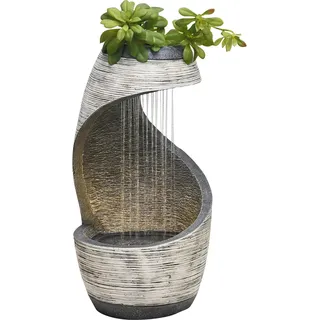 Granimex Gartenbrunnen Nimbus inkl. Pumpe und LED-Beleuchtung Ø 26 cm x 51 cm
