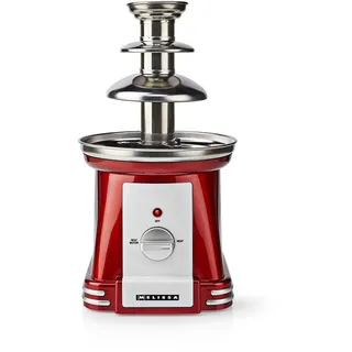 Melissa Schokoladenbrunnen 32 cm - Warmhaltefunktion - Weiß/Rot