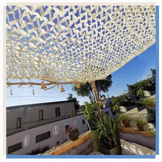 Suwooy Tarnnetz Für Terrasse,Beige Verstärktes Camouflage Netz,Tarnung Netz Bundeswehr,Camping,Jagd,Partydekoration,Sonnenschutz,Tarnnetz Sichtschutz,Schattennetz Für Garten,Beige-1×2m(3.3 * 6.6ft)