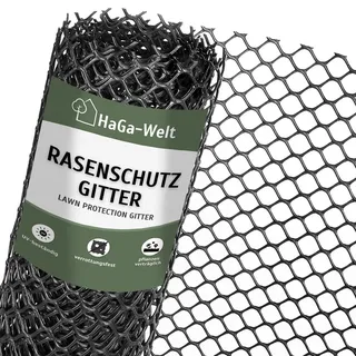 Haga Rasenschutzgitter 1,3 m x 5 m Schwarz