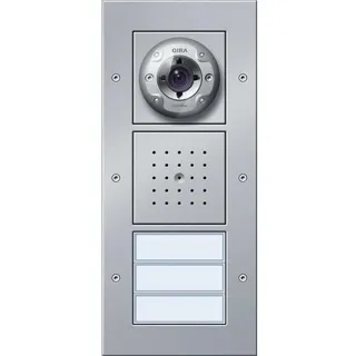 Gira Video-Türstation AP 3fach 127065 alu