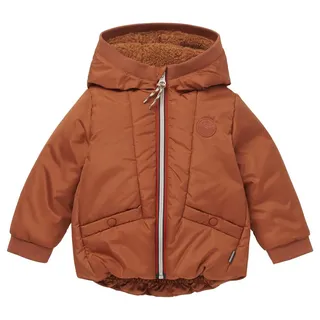Noppies Winterjacke Baby Kind Winter Jacke Jupiter, Mocha Boys, braun (1-St) gefütterte Kapuze braun 68