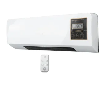 Tragbarer Nature Wind Heizlüfter mit Fernbedienung, LED-Timer, leiser Touch-Steuerung, tragbarer kleiner Heizlüfter für den Innen- und Außenbereich
