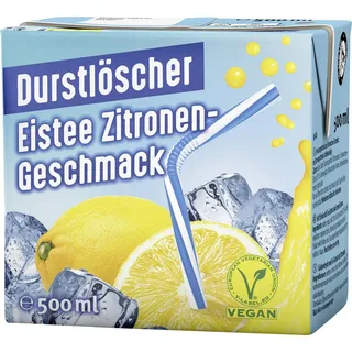 Durstlöscher Eistee Zitrone Fruchtsaftgetränk 12x 0,5 l