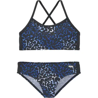 Buffalo Bustier-Bikini mit Druck und Uniparts Blau 158/164