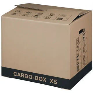 SMARTBOX PRO Versandkarton Umzugskarton Cargo-Box XS 455x380x345mm braun braun