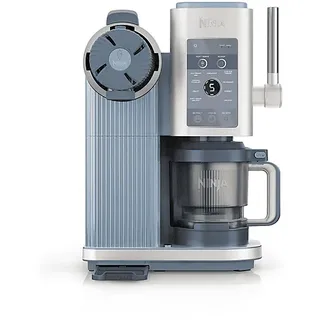 NINJA NC702EU CREAMi Scoop & Swirl 13-in-1 Softeis- und Eismaschine, Eismaschine (800 Watt, Stahlblau)