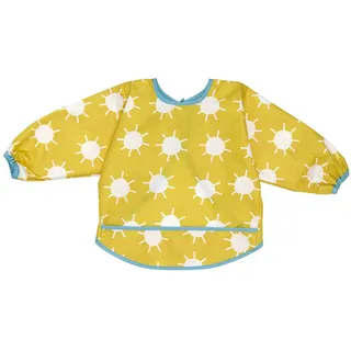 IKEA KLADDIG Lätzchen gelb/weiß