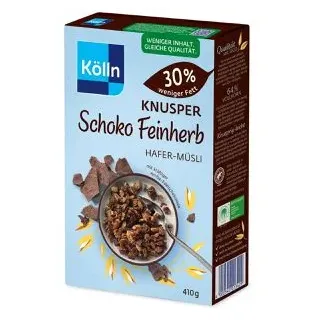 Kölln Müsli Knusper Schoko Feinherb, 410G