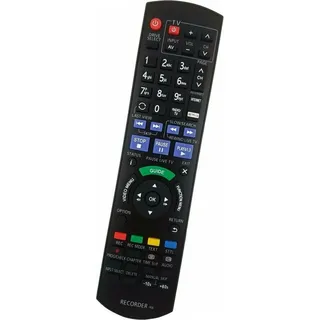 BELIFE® Ersatz Fernbedienung für Panasonic recorder DMR-BST755EG | DMR-BST760 | DMR-BST760EG - Schwarz
