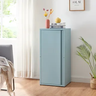 [en.casa] Metallschrank Burlöv Stahl Graublau