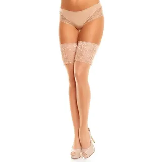 Glamory Comfort 20 Halterlose Strümpfe-teint-40-42 | M Große Größen