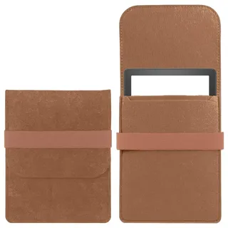 KIRZAX 6-7 Zoll Kindle Hülle Braun, für das neueste 7"" Kindle/6.8"" Kindle Paperwhite (11. Gen 2021)/6"" Kindle Oasis, mit Kindle Colorsoft Hülle & kompatibel zu