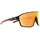 Red Daft Sonnenbrille Soft Touch Black Red Tips CAT3