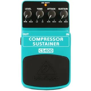 Behringer COMPRESSOR/SUSTAINER CS400 Ultimatives Dynamik-Effektpedal