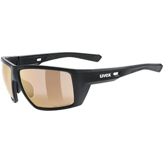 Uvex mtn venture CV V - Sportbrille für Damen und Herren - selbsttönend - konstraststeigernd - black matt - one size