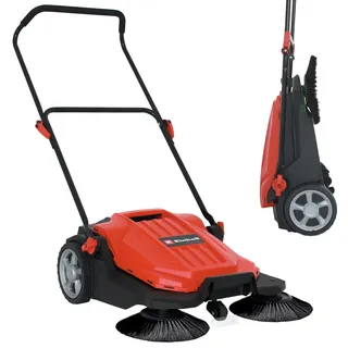 Einhell manuelle Kehrmaschine Straßenkehrer klappbar faltbar höhenverstellbar