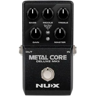 NU-X | Metallkern Deluxe mkII Pedal mit 3 wählbaren High Gain Ventil Amp Modelle