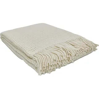 Wohndecke Merinowolle | Beige