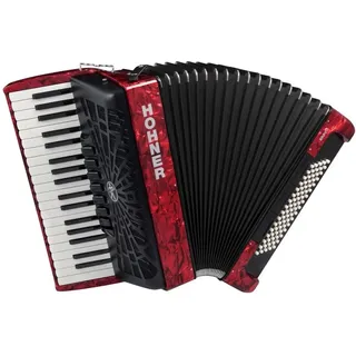 Hohner Bravo III 72 Silent Key Akkordeon Rot