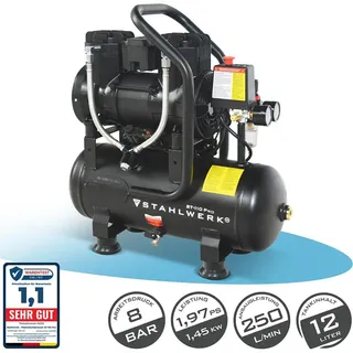 STAHLWERK Kompressor 10 l 1,45 kW 8 bar