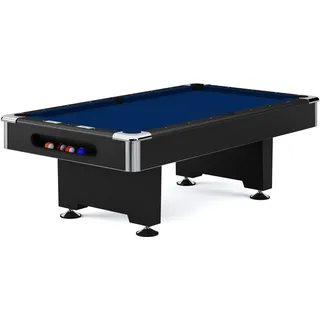 Automaten Hoffmann Billardtisch Club Pro III", EuroSpeed, Blau, 8 ft (Spielfeld 224x112 cm)