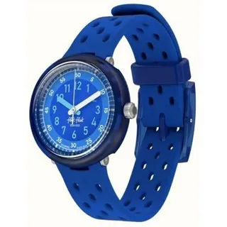 Flik Flak FIZZ IN BLUE 2503 Jungenuhr Gehäusefarbe Blau Silikonarmband Blau