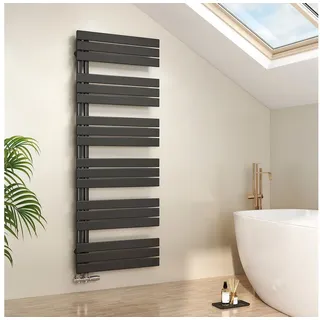 EMKE Paneelheizkörper 1600 x 600 mm 958 W schwarz Mittelventil