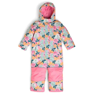 Tchibo - Kinder-Schneeanzug - Mädchen - Gr. 122/128 - pink/geblümt