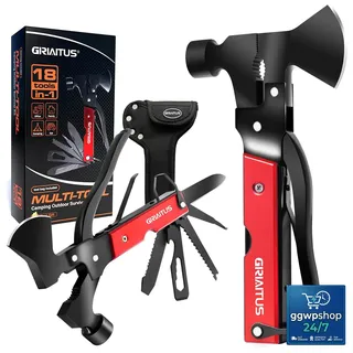 GIRIAITUS 18in1 Multi Tool Axt mit Hammer