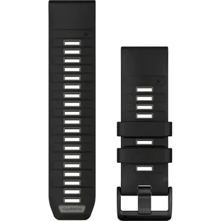 Garmin Quickfit Silikonband, 26 mm Schwarz/Kieselgrau