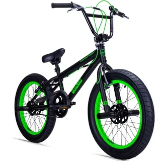 Bergsteiger Tokyo 20 Zoll BMX, Fatbike, 360° Rotor-System, Freestyle, 4 Stahl Pegs, Kettenschutz, Freilauf