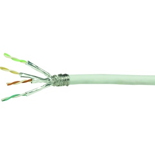 Logilink Professional CPV0039 Netzwerk Verlegekabel Cat 6 S/FTP, weiß, 100m