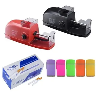 Champ Classic Elektrische Zigarettenmaschine plus Hülsen und Feuerzeug